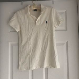 Ralph Lauren Classic Golf Fit White Polo Shirt